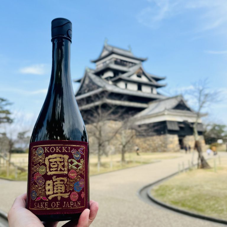 松江城を望む酒蔵「 國暉酒造 」
