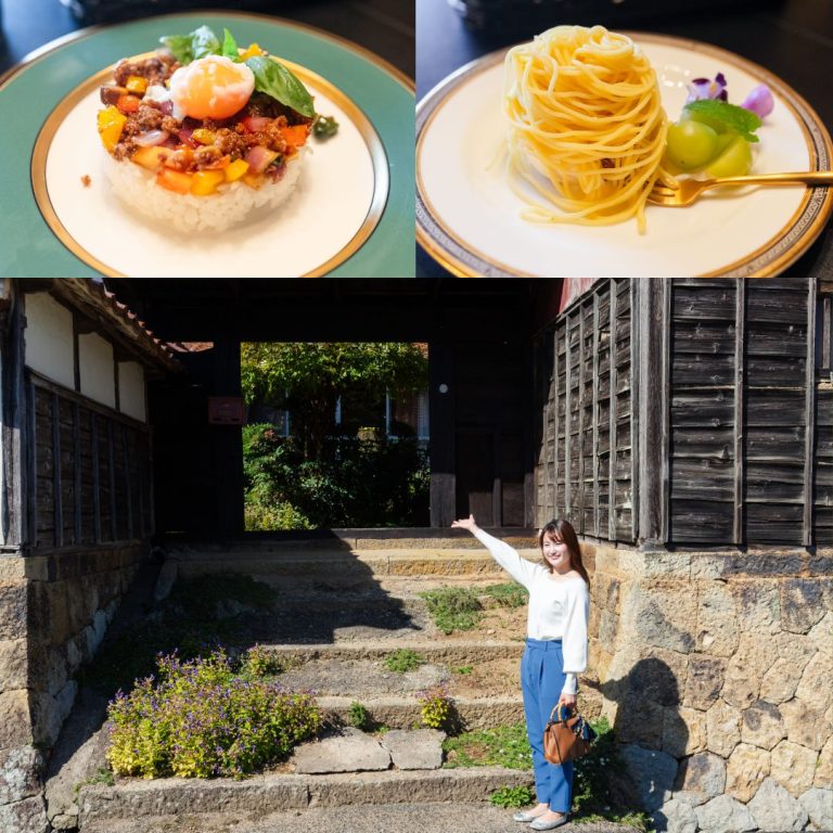 南部町「古民家Cafe Etsu」で味わう本格エスニック料理と生絞りモンブラン