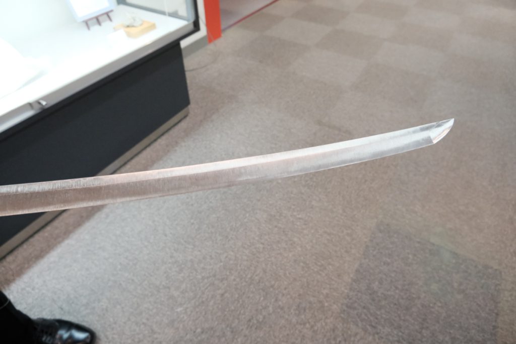 和鋼博物館の日本刀体験